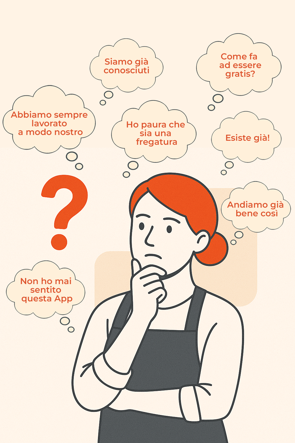 Ristoratore perplesso